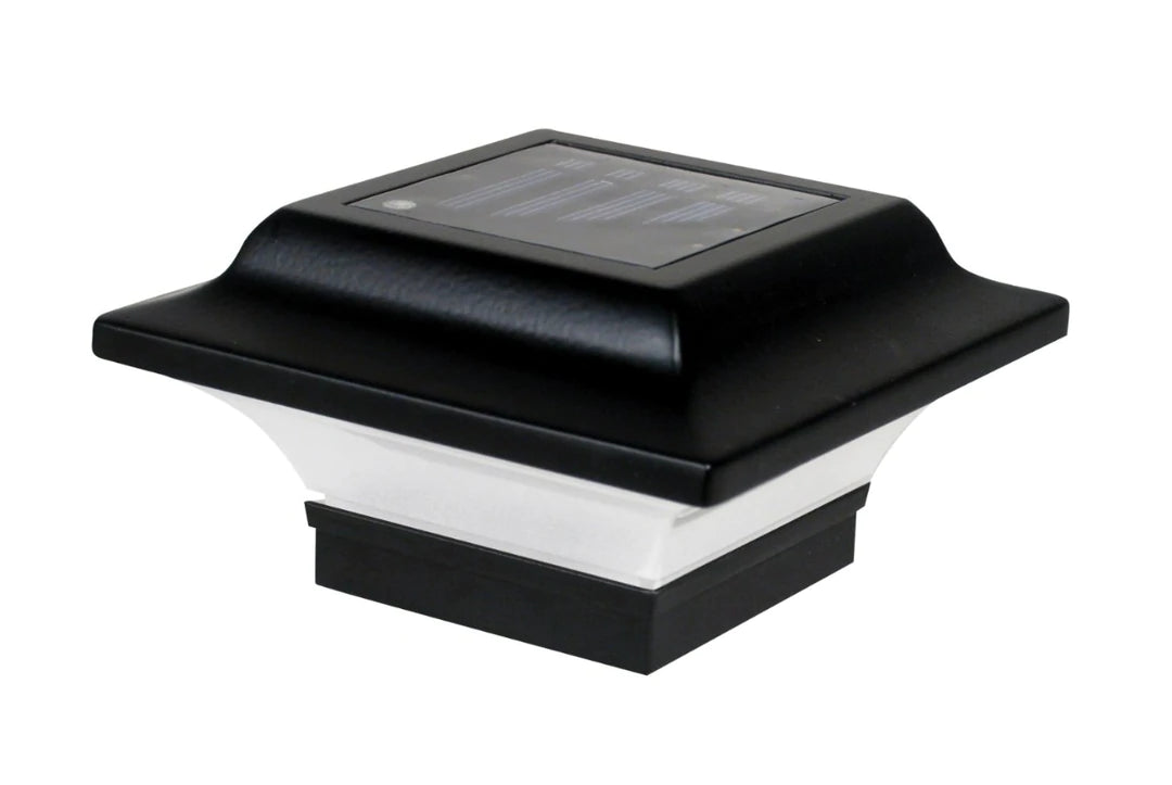 Industrial Exit Sign Lighting for Quick EvacuationLED Solar Post Cap 2.5x2.5 10 Lumens 4500K (Pack Of 2)
