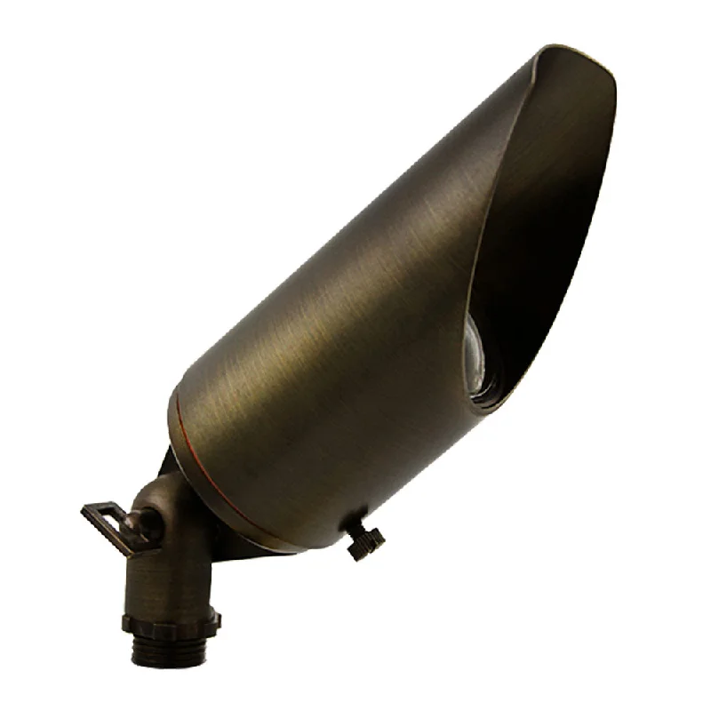 Industrial Lighting for Printing Press FacilitiesLandscape LED Spotlight, 12V, Dark Brass