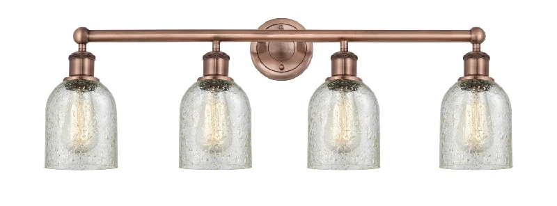 Waterproof Industrial Lighting for Wet AreasEdison Four Light Bath Vanity