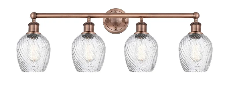 Low - Bay Industrial Lighting Fixtures for Small FactoriesEdison Four Light Bath Vanity