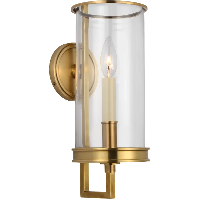 Track lighting for high - ceiling spacesGlendon Small Hurricane Sconce