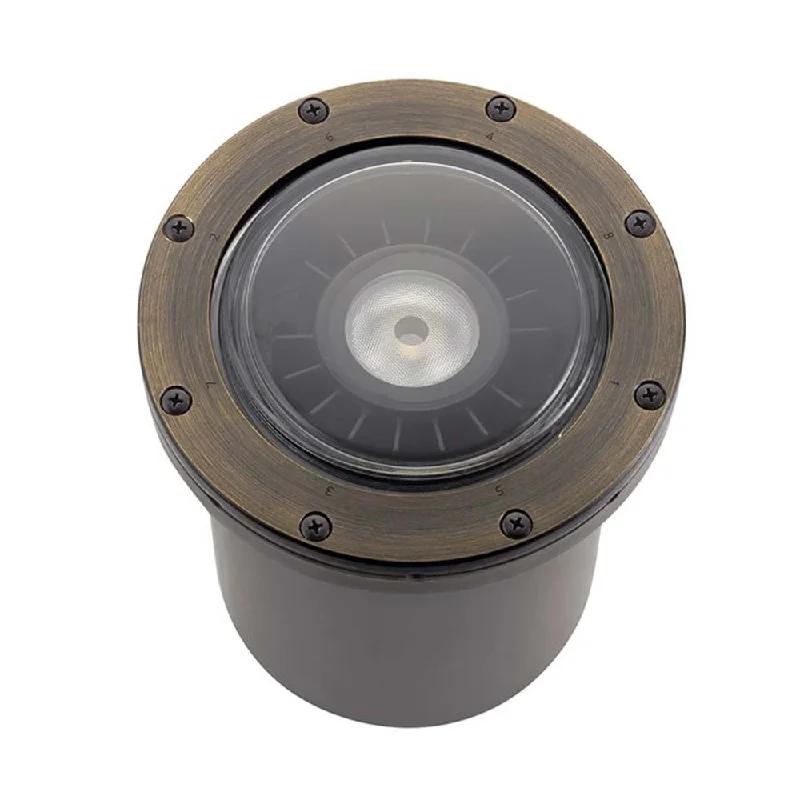 Dimmable Industrial Lighting for Ambiance ControlVLO LED In-Ground Landscape Light 60 Degree 3000K Centennial Brass