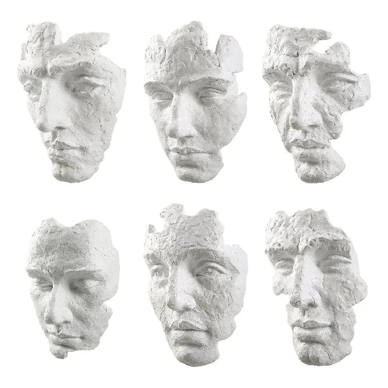Track lighting with a sleek profileSelf-Portrait Wall Decor, Set/6