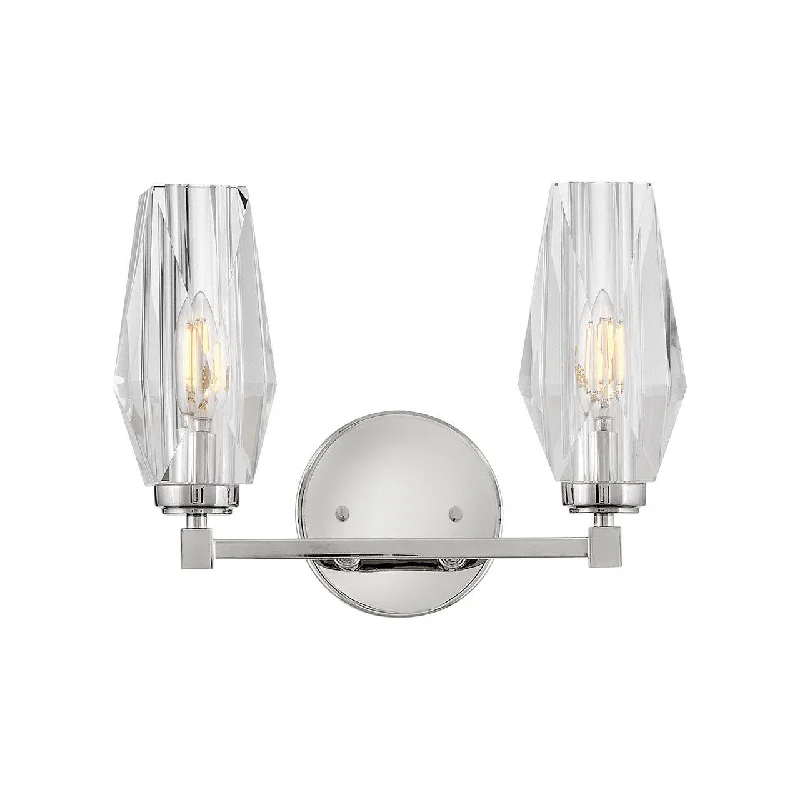 Track lighting for accentuating artworksAna Small Two Light Vanity