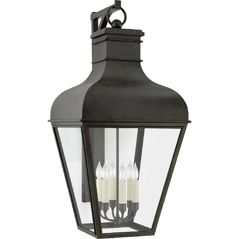 Track lighting for high - ceiling spacesFremont Grande Bracketed Wall Lantern