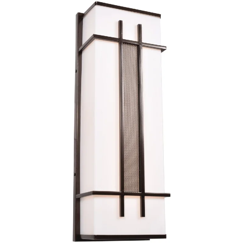 Industrial Lighting for Chemical PlantsTuxedo 36 In. LED Outdoor Wall Sconce Bronze Finish
