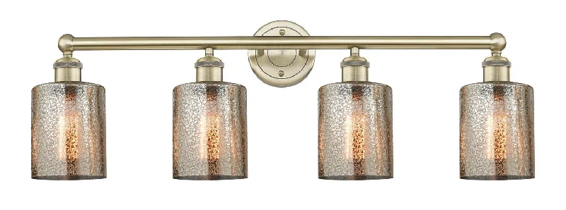 Dust - Resistant Industrial Lighting for Dirty WorkspacesEdison Four Light Bath Vanity