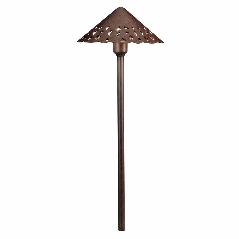 High - Bay LED Industrial Lighting for Warehouses2W 168 Lumens LED Cast Hammered Roof Path Light 2700K Textured Tannery Bronze