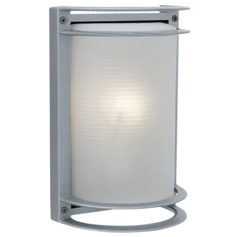 Industrial Lighting for Furniture FactoriesNevis 11 In. Outdoor LED Wall Light 800 Lumens Silver Finish