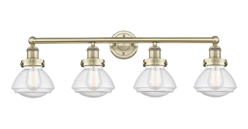 Shock - Resistant Industrial Lighting for Vibrating Machinery AreasEdison Four Light Bath Vanity Shock - Resistant Industrial Lighting for Vibrating Machinery AreasEdison Four Light Bath Vanity