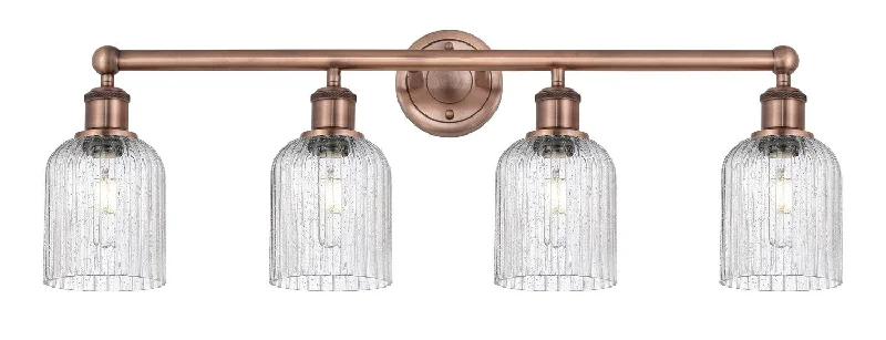Shock - Resistant Industrial Lighting for Vibrating Machinery AreasEdison Four Light Bath Vanity