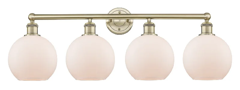 Industrial Lighting for Woodworking FactoriesDowntown Urban Four Light Bath Vanity