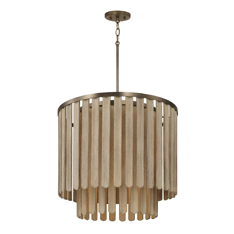 Industrial Wall - Mounted Lighting for Workshop WallsJada Five Light Pendant