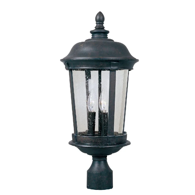 Dimmable Industrial Lighting for Ambiance ControlDover DC 21 in. 3 Lights Lantern Head Bronze Finish