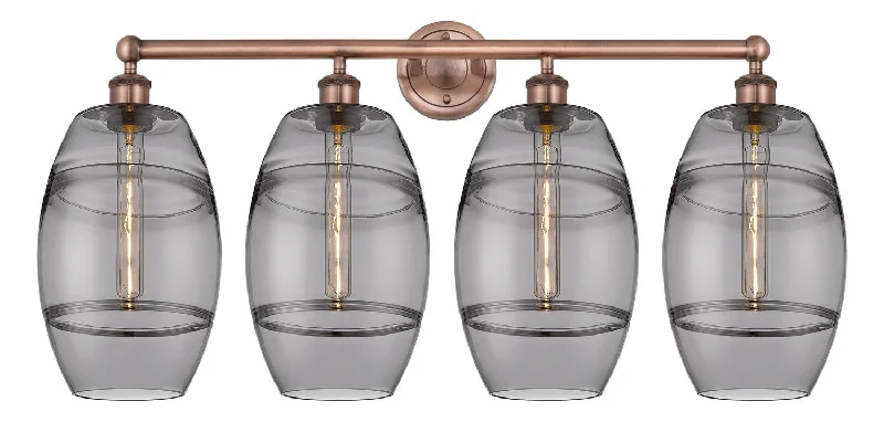 Industrial Lighting for Printing Press FacilitiesDowntown Urban Four Light Bath Vanity Industrial Lighting for Printing Press FacilitiesDowntown Urban Four Light Bath Vanity