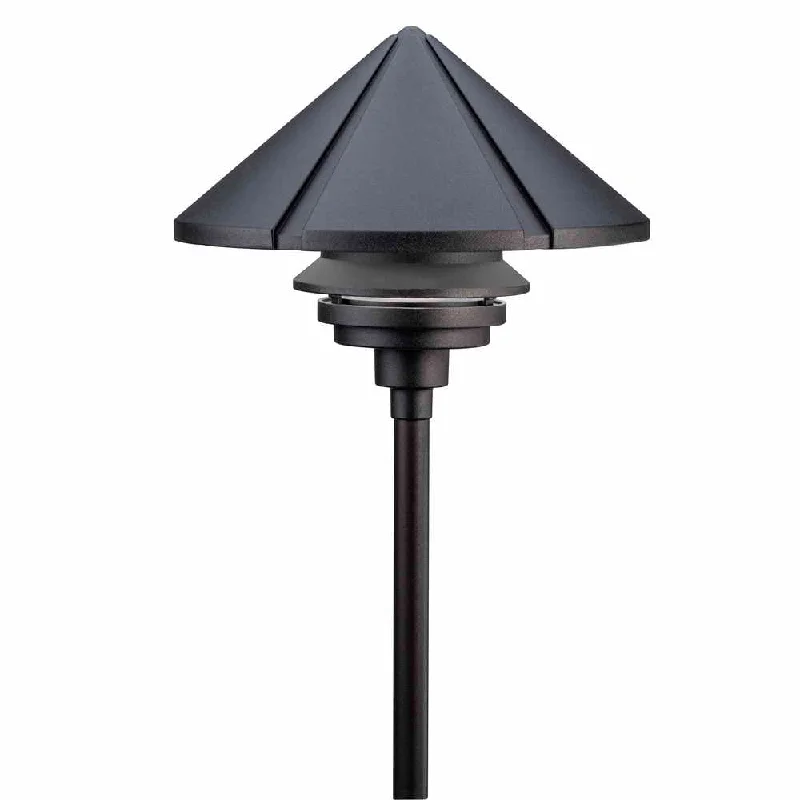 High - Bay LED Industrial Lighting for Warehouses120V Landscape Path & Spread Light Textured Black