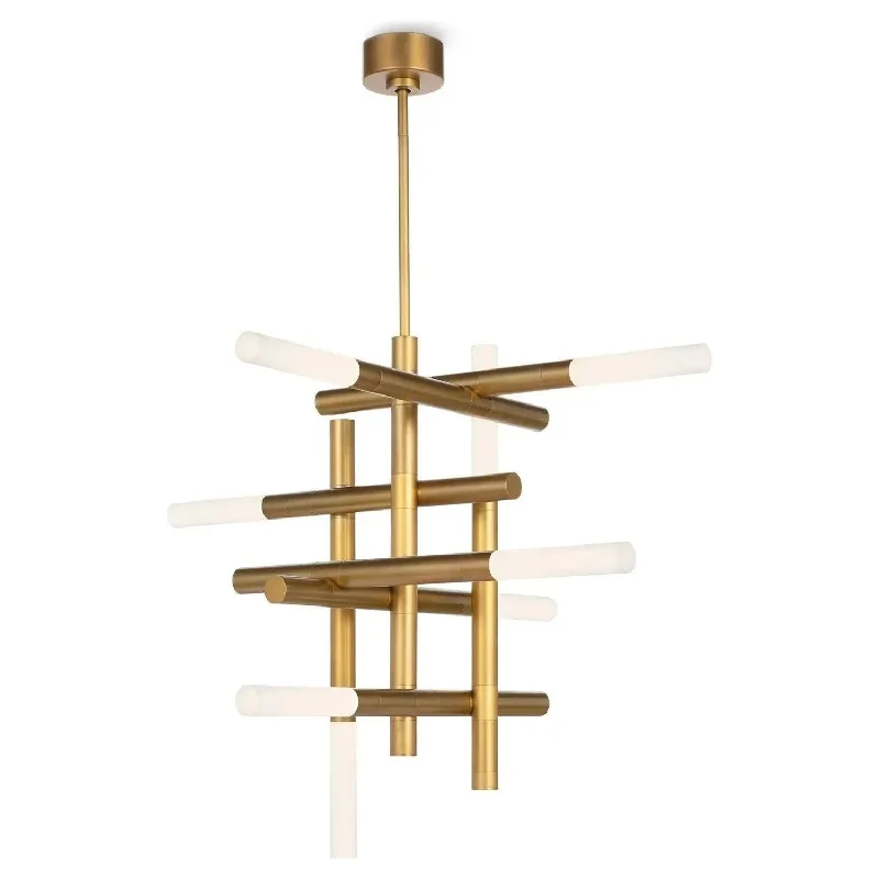 Track lighting with swivel heads for precise aimingCass Chandelier