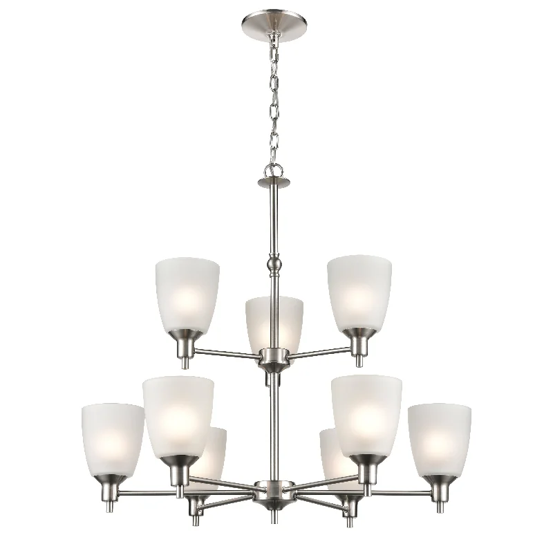 Chandeliers for Living Rooms to Create a Focal PointChandeliers for Living Rooms to Create a Focal Point9L Chandelier In Bn  ELK