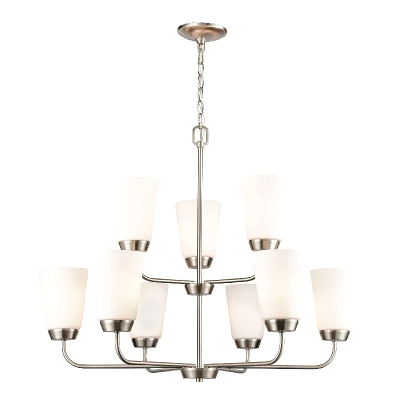Incandescent Chandeliers for a Warm and Traditional GlowIncandescent Chandeliers for a Warm and Traditional Glow9L Chandelier in BN Incandescent Chandeliers for a Warm and Traditional GlowIncandescent Chandeliers for a Warm and Traditional Glow9L Chandelier in BN
