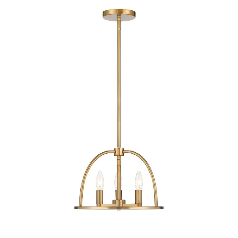 Victorian - Inspired Chandeliers with Ornate DetailsVictorian - Inspired Chandeliers with Ornate DetailsAbbott 3 Light Vibrant Gold Mini Chandelier