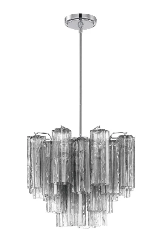 Chandeliers with Clear Crystal for a Sparkling EffectChandeliers with Clear Crystal for a Sparkling EffectAddis 4 Light Polished Chrome Chandelier