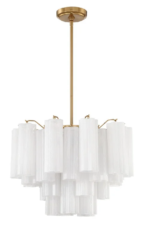 Chandeliers for High Ceilings to Fill Vertical SpaceChandeliers for High Ceilings to Fill Vertical SpaceAddis 6 Light Aged Brass Chandelier