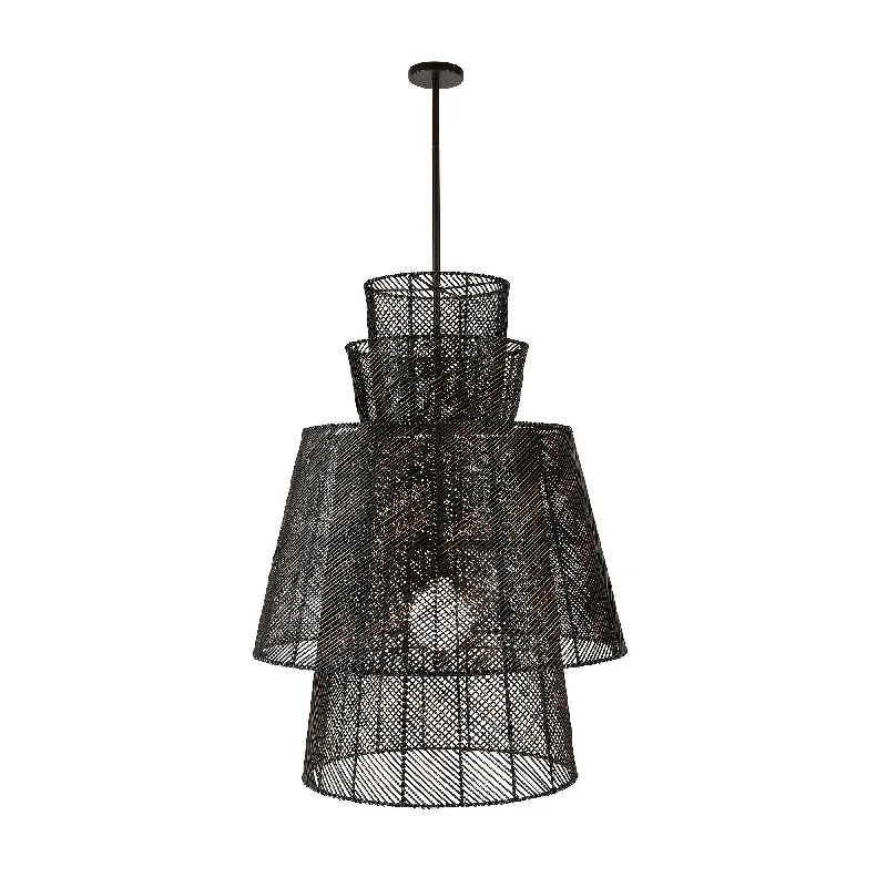 Chandeliers with Metal Frames in Black FinishChandeliers with Metal Frames in Black FinishChester Pendant