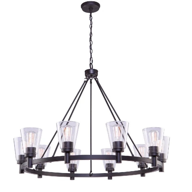 Chandeliers with Clear Crystal for a Sparkling EffectChandeliers with Clear Crystal for a Sparkling EffectArtcraft Clarence AC10760OB Chandelier Light - Oil Rubbed Bronze Chandeliers with Clear Crystal for a Sparkling EffectChandeliers with Clear Crystal for a Sparkling EffectArtcraft Clarence AC10760OB Chandelier Light - Oil Rubbed Bronze