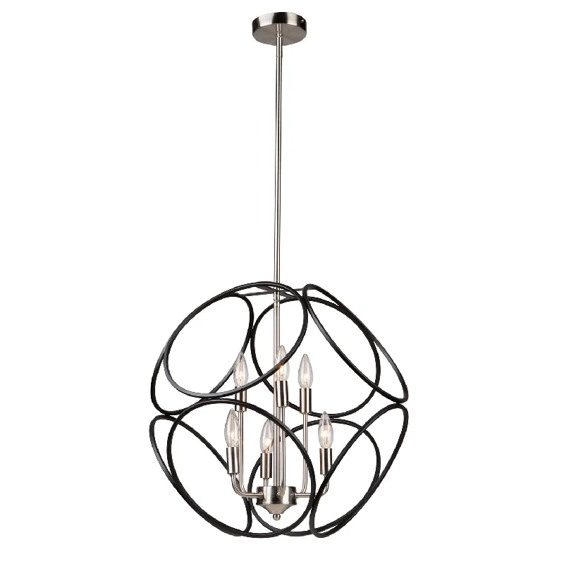 Industrial Iron Chandeliers for Loft - Inspired SpacesIndustrial Iron Chandeliers for Loft - Inspired SpacesArtcraft Sorrento AC11566NB Chandelier Light - Matte Black & Satin Nickel Industrial Iron Chandeliers for Loft - Inspired SpacesIndustrial Iron Chandeliers for Loft - Inspired SpacesArtcraft Sorrento AC11566NB Chandelier Light - Matte Black & Satin Nickel