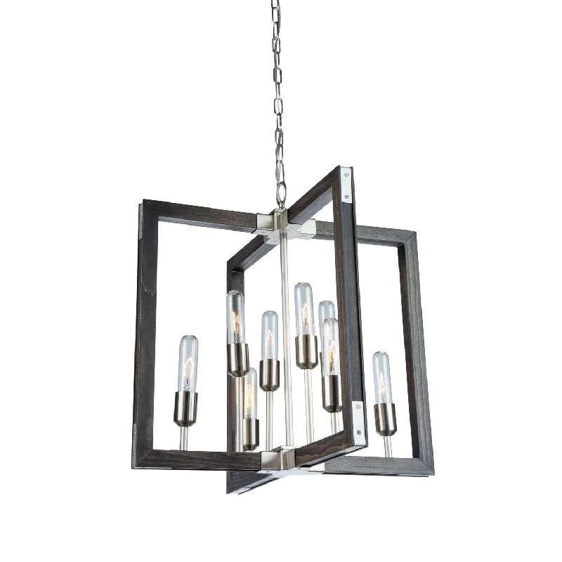 Mid - Century Modern Chandeliers for Vintage AppealMid - Century Modern Chandeliers for Vintage AppealArtcraft Gatehouse AC11658BN Chandelier Light - Dark Pine & Brushed Nickel Mid - Century Modern Chandeliers for Vintage AppealMid - Century Modern Chandeliers for Vintage AppealArtcraft Gatehouse AC11658BN Chandelier Light - Dark Pine & Brushed Nickel