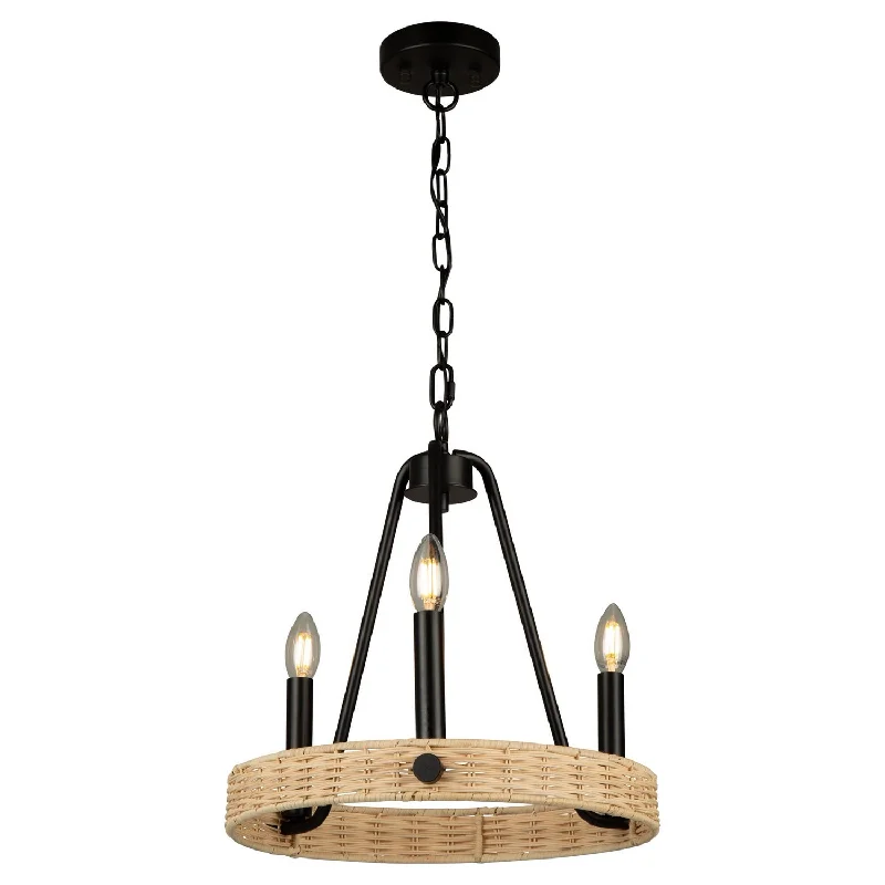 Mini Chandeliers for Adding Charm to Small SpacesMini Chandeliers for Adding Charm to Small SpacesArtcraft Perris AC11713BK Chandelier Light - Black