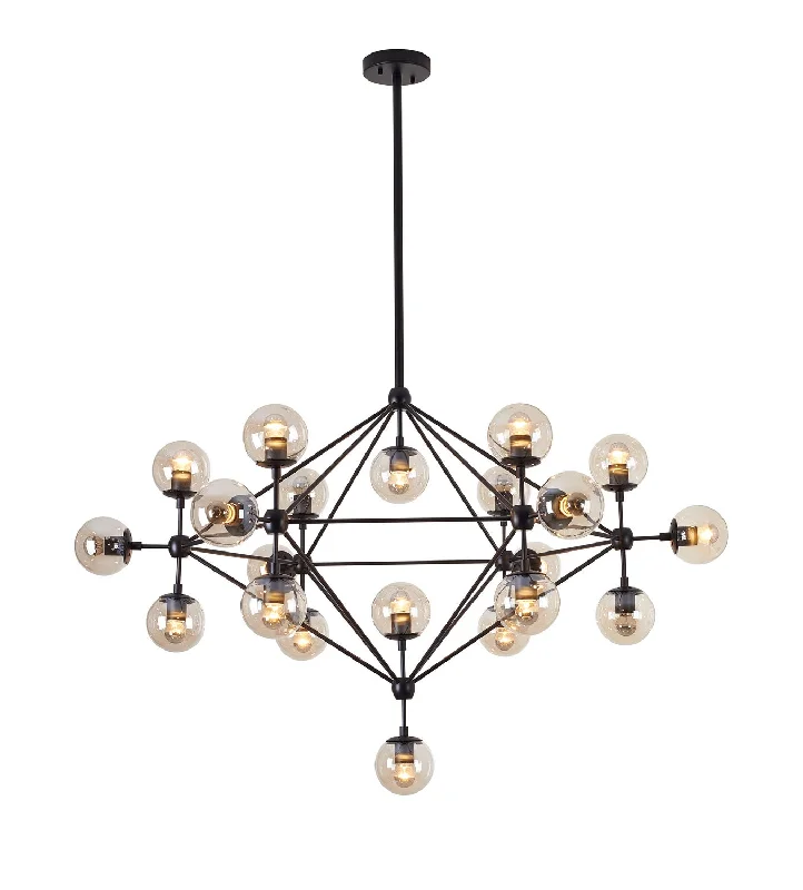 Industrial Iron Chandeliers for Loft - Inspired SpacesIndustrial Iron Chandeliers for Loft - Inspired SpacesBethel International Pendant DU01 Chandelier Light - Black