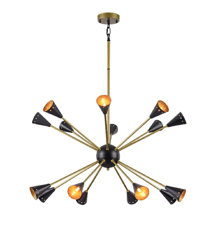 Incandescent Chandeliers for a Warm and Traditional GlowIncandescent Chandeliers for a Warm and Traditional GlowBethel International DU84 Chandelier Light - Matte Black