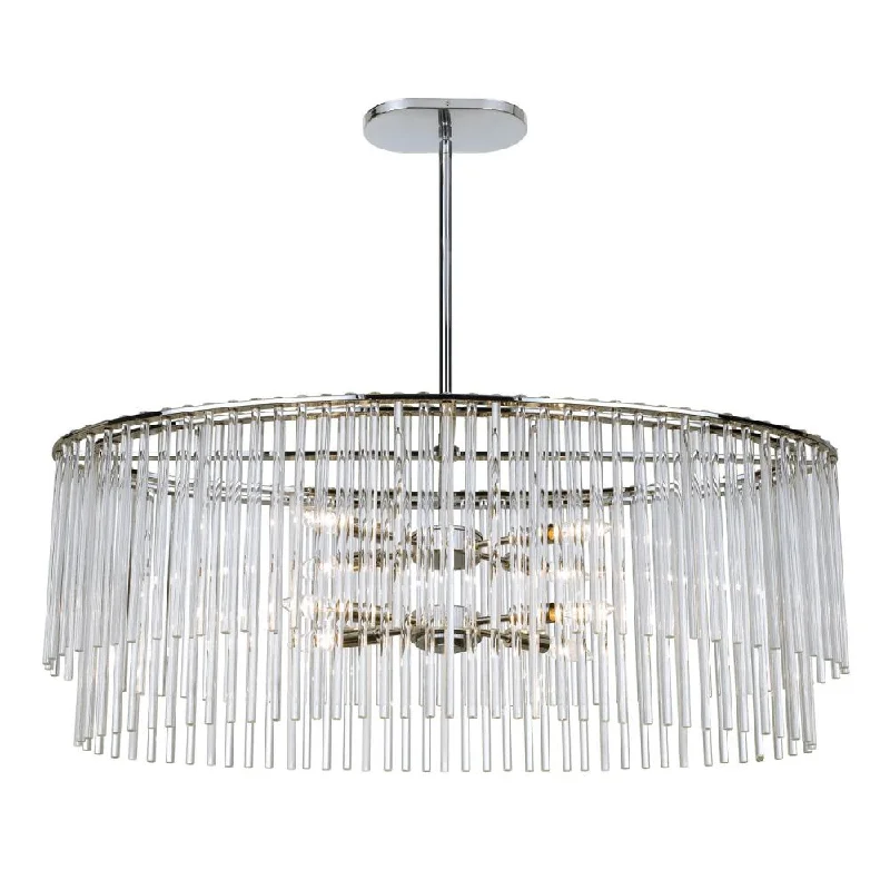 Victorian - Inspired Chandeliers with Ornate DetailsVictorian - Inspired Chandeliers with Ornate DetailsBleecker 8 Light Polished Chrome Chandelier
