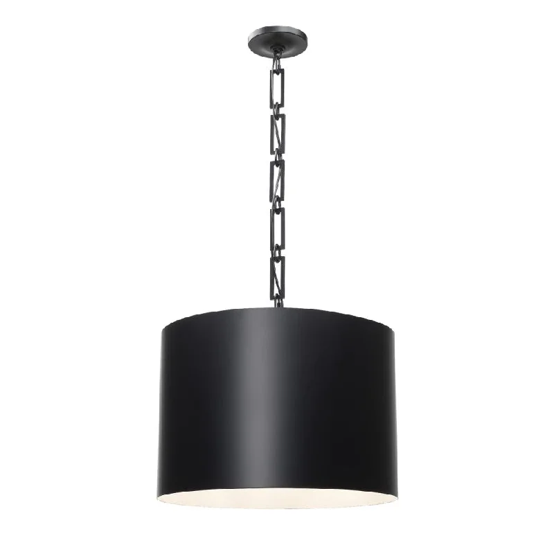 Oversized Chandeliers as a Statement Piece in Living RoomsOversized Chandeliers as a Statement Piece in Living RoomsBrian Patrick Flynn Alston 6 Light Matte Black + White Chandelier