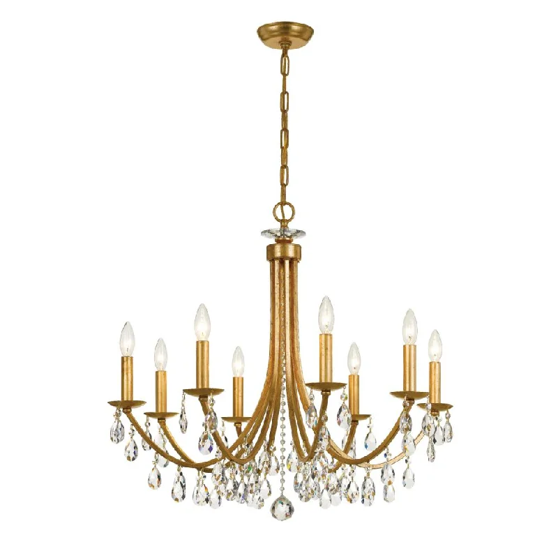 French Country Chandeliers with a Romantic AuraFrench Country Chandeliers with a Romantic AuraBridgehampton 8 Light Hand Cut Crystal Antique Gold Chandelier