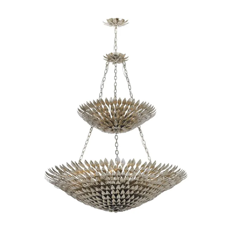 Chandeliers with Murano Glass for a High - End Artistic TouchChandeliers with Murano Glass for a High - End Artistic TouchBroche 18 Light Antique Silver Leaf Chandelier Chandeliers with Murano Glass for a High - End Artistic TouchChandeliers with Murano Glass for a High - End Artistic TouchBroche 18 Light Antique Silver Leaf Chandelier