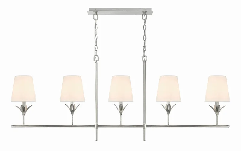 Oversized Chandeliers as a Statement Piece in Living RoomsOversized Chandeliers as a Statement Piece in Living RoomsBroche 5 Light Antique Silver Chandelier