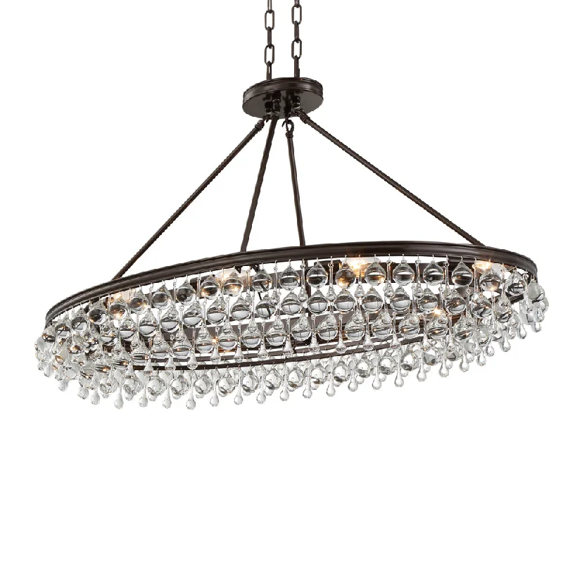 Chandeliers with Candle - Style Bulbs for a Classic AestheticChandeliers with Candle - Style Bulbs for a Classic AestheticCalypso 8 Light Crystal Teardrop Vibrant Bronze Oval Chandelier Chandeliers with Candle - Style Bulbs for a Classic AestheticChandeliers with Candle - Style Bulbs for a Classic AestheticCalypso 8 Light Crystal Teardrop Vibrant Bronze Oval Chandelier