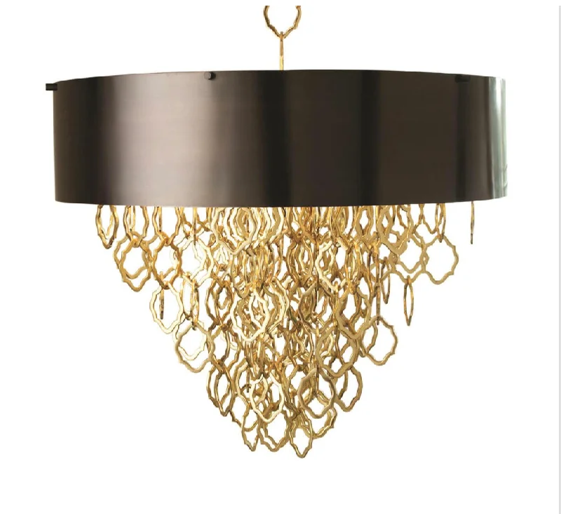 Chandeliers with Murano Glass for a High - End Artistic TouchChandeliers with Murano Glass for a High - End Artistic TouchChain Pendant - Brass/Bronze