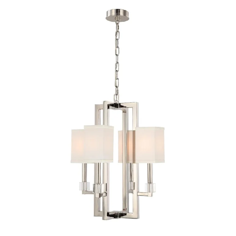 Chandeliers with Frosted Glass for a Softer Light DiffusionChandeliers with Frosted Glass for a Softer Light DiffusionDixon 4 Light Polished Nickel Chandelier Chandeliers with Frosted Glass for a Softer Light DiffusionChandeliers with Frosted Glass for a Softer Light DiffusionDixon 4 Light Polished Nickel Chandelier