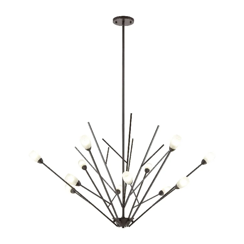 Chandeliers with Adjustable Height for Custom InstallationChandeliers with Adjustable Height for Custom InstallationOcotillo 44" Wide 12-Light Chandelier