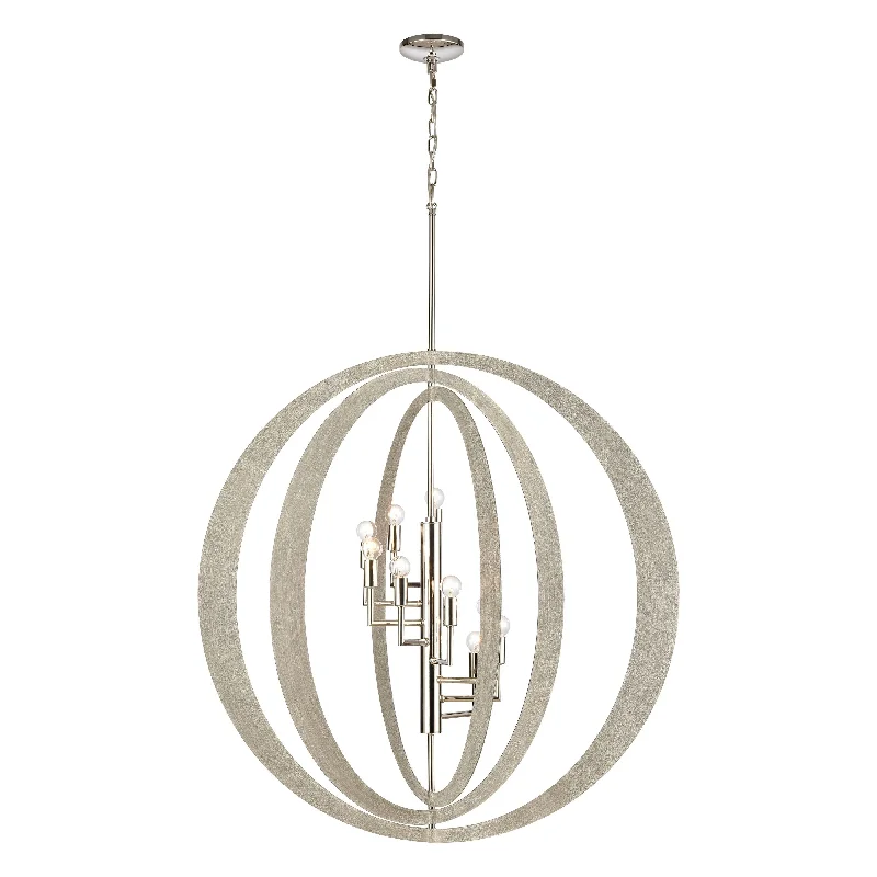 French Country Chandeliers with a Romantic AuraFrench Country Chandeliers with a Romantic AuraRetro Rings 36" Wide 9-Light Chandelier
