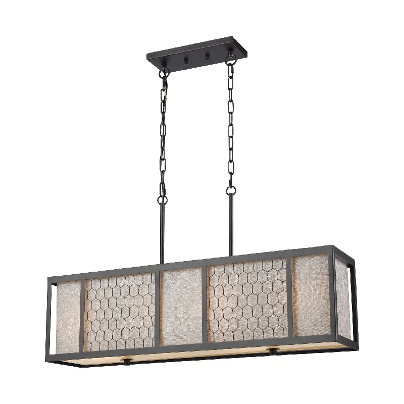 Minimalist Chandeliers for Sleek and Simple InteriorsMinimalist Chandeliers for Sleek and Simple InteriorsFilmore 4-Light Linear Chandelier in Oil Rubbed Bronze with Wire Mesh and Gray Linen Shade ELK Lighting Minimalist Chandeliers for Sleek and Simple InteriorsMinimalist Chandeliers for Sleek and Simple InteriorsFilmore 4-Light Linear Chandelier in Oil Rubbed Bronze with Wire Mesh and Gray Linen Shade ELK Lighting