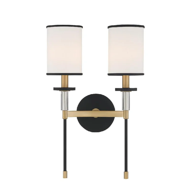 Chandeliers with Multiple Lights for Maximum IlluminationChandeliers with Multiple Lights for Maximum IlluminationHatfield 2 Light Black Forged + Vibrant Gold Sconce Chandeliers with Multiple Lights for Maximum IlluminationChandeliers with Multiple Lights for Maximum IlluminationHatfield 2 Light Black Forged + Vibrant Gold Sconce