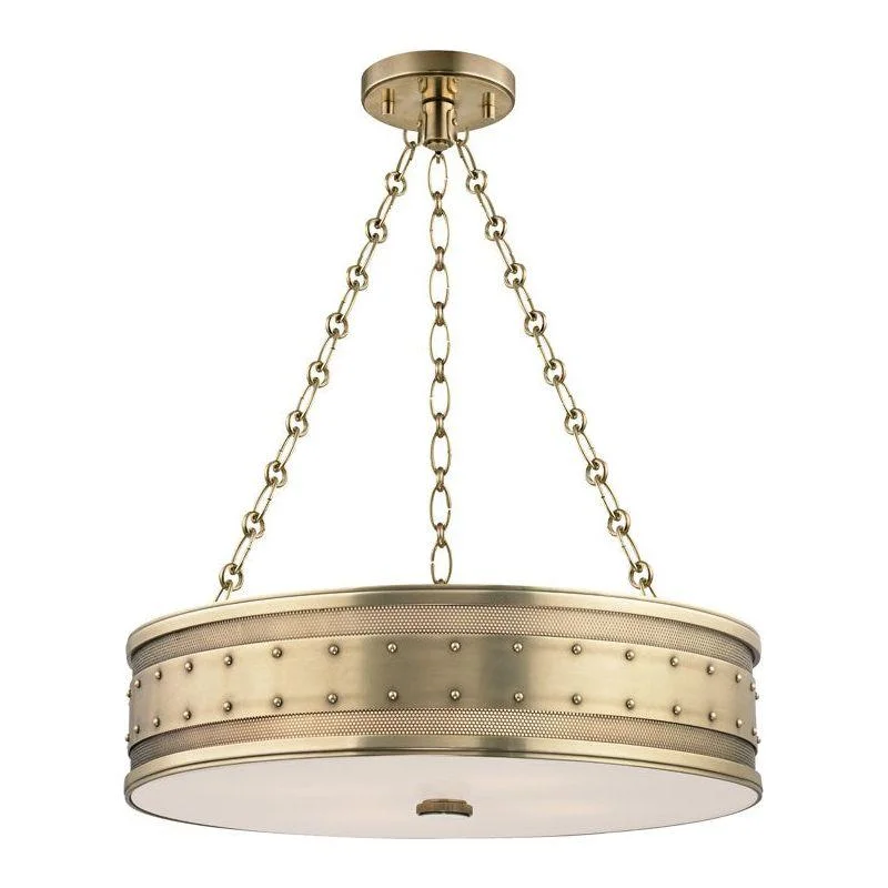 Chandeliers with Metal Frames in Bronze FinishChandeliers with Metal Frames in Bronze FinishGaines 4-Light Pendant
