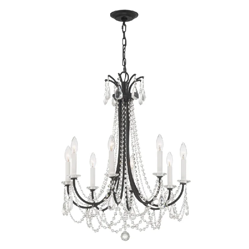 Chandeliers for Dining Rooms to Set the Mood for MealsChandeliers for Dining Rooms to Set the Mood for MealsKarrington 8 Light Matte Black Chandelier