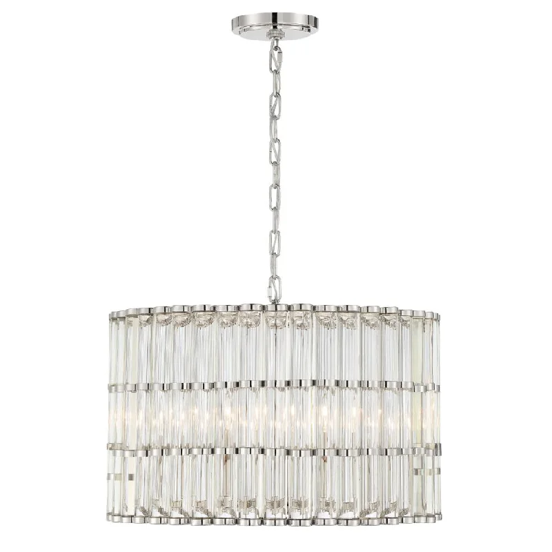 Chandeliers with Metal Frames in Black FinishChandeliers with Metal Frames in Black FinishLibby Langdon Elliot 6 Light Polished Nickel Chandelier Chandeliers with Metal Frames in Black FinishChandeliers with Metal Frames in Black FinishLibby Langdon Elliot 6 Light Polished Nickel Chandelier