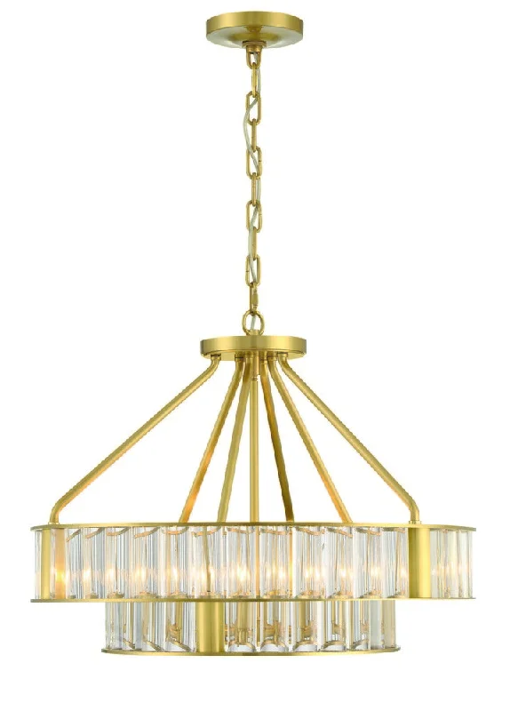 Incandescent Chandeliers for a Warm and Traditional GlowIncandescent Chandeliers for a Warm and Traditional GlowLibby Langdon Farris 6 Light Aged Brass Chandelier
