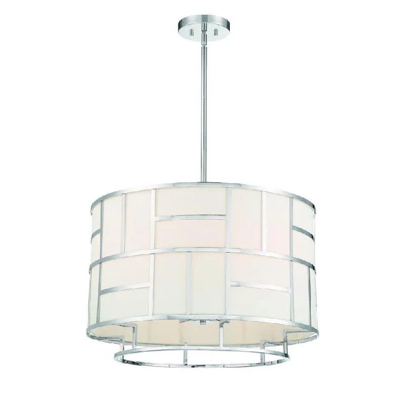 Chandeliers with Venetian Glass for a Luxurious LookChandeliers with Venetian Glass for a Luxurious LookLibby Langdon for Crystorama Danielson 6 Light Polished Nickel Chandelier
